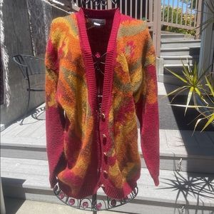 Fun colorful cardigan